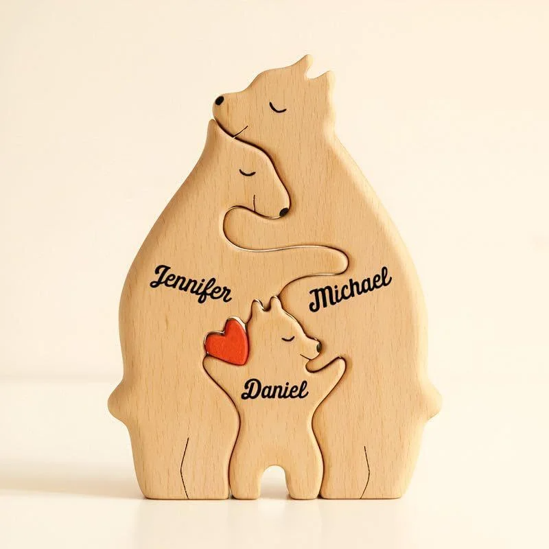 Wooden Family Puzzle