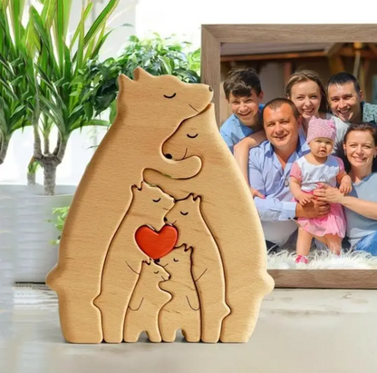 Wooden Family Puzzle