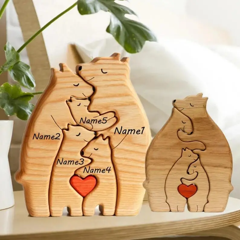 Wooden Family Puzzle